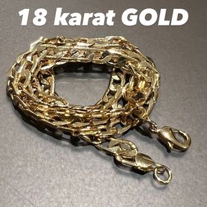 18k gold men’s chain